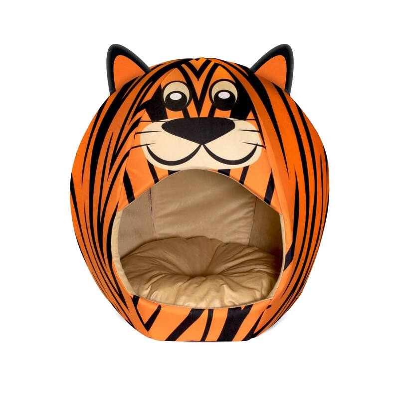 Maccabi Art: Pet Friends Tiger Igloo Animal Bed, Small