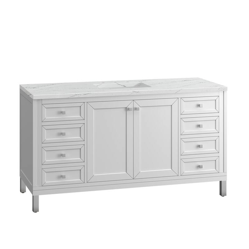 James Martin Vanities 305-V60S-3ENC Chicago 60" Free Standing or Wall