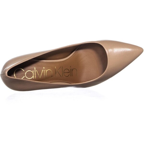 calvin klein gayle pumps desert sand