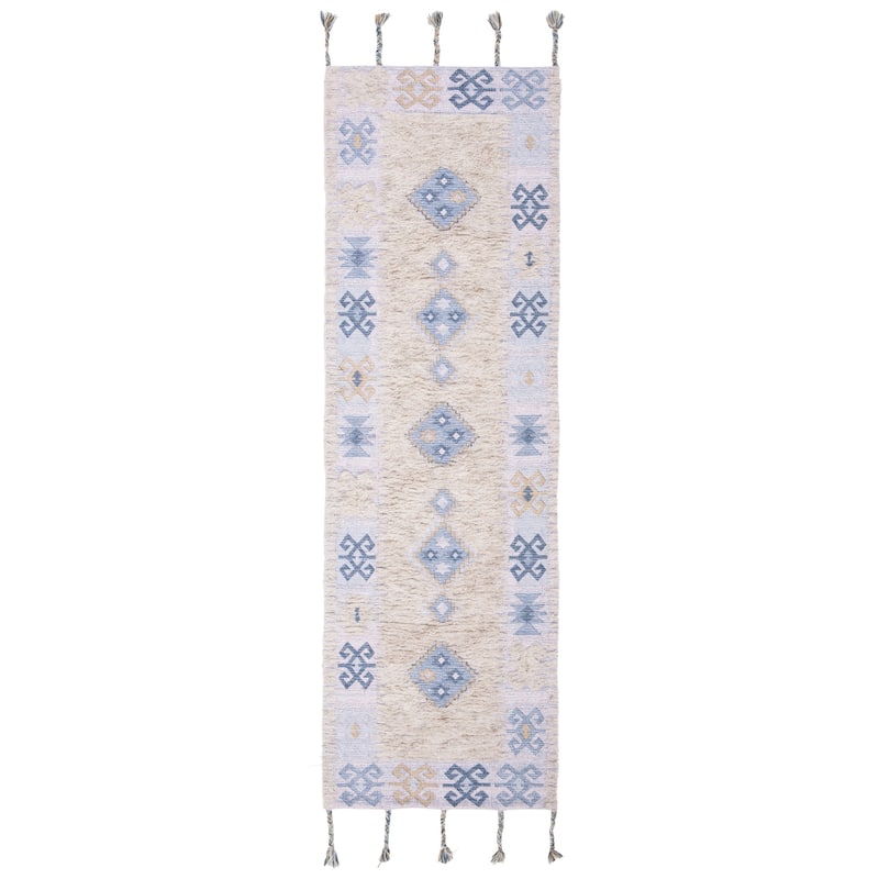 SAFAVIEH Handmade Saffron Kaylynn Modern Tribal Cotton Rug