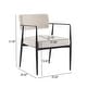 preview thumbnail 25 of 23, Christopher Knight Home - Alice Metal Dining Arm Chair Set of 2