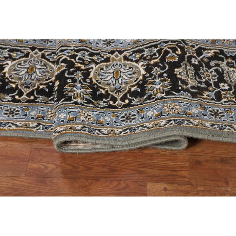 Green Geometric Tabriz Turkish Area Rug Machine Made Carpet - 8'2" x 11'8"