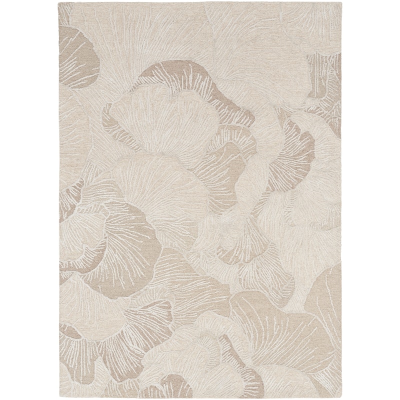 Nourison Avra Indoor only Floral Handmade Wool Area Rug