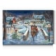 preview thumbnail 1 of 8, Moonlit Skaters-Premium Gallery Wrapped Canvas - Ready to Hang
