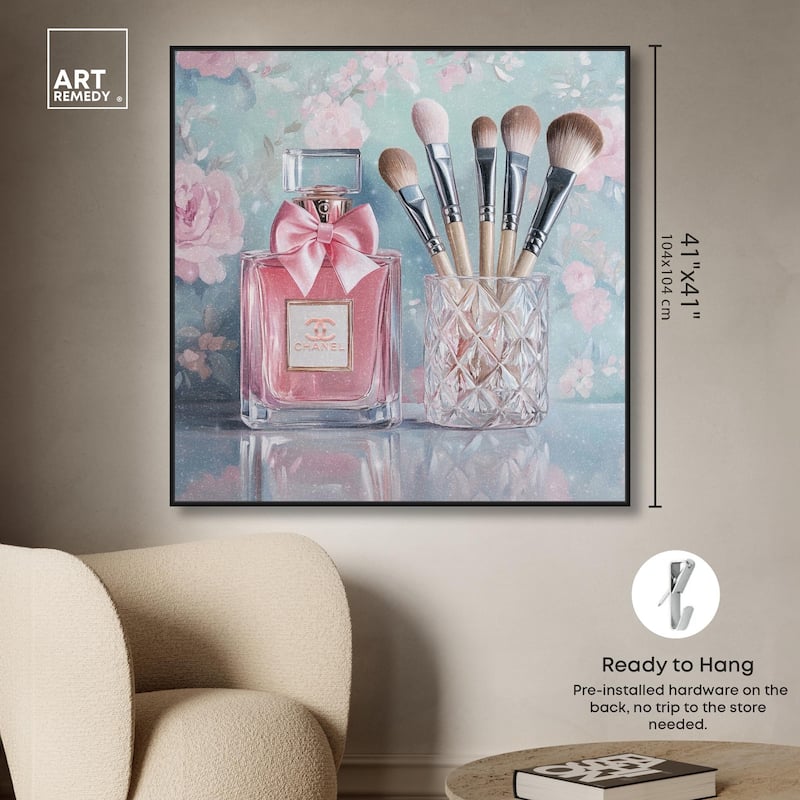 Love Dainty Perfume and Makeup Canvas by Art Remedy