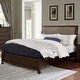 preview thumbnail 4 of 9, Yra Transitional Walnut Wood 4-Piece Sleigh Bedroom Set by Furniture of America