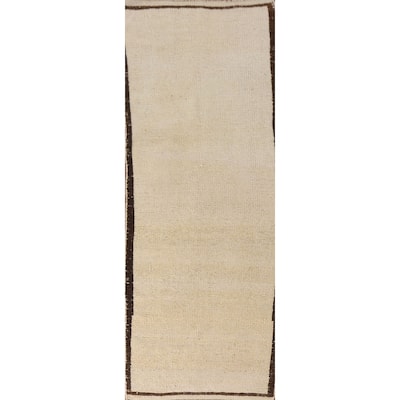 Anatolian Runner Rug Handmade Turkish Tribal Wool Carpet - 3'4"x 10'3"