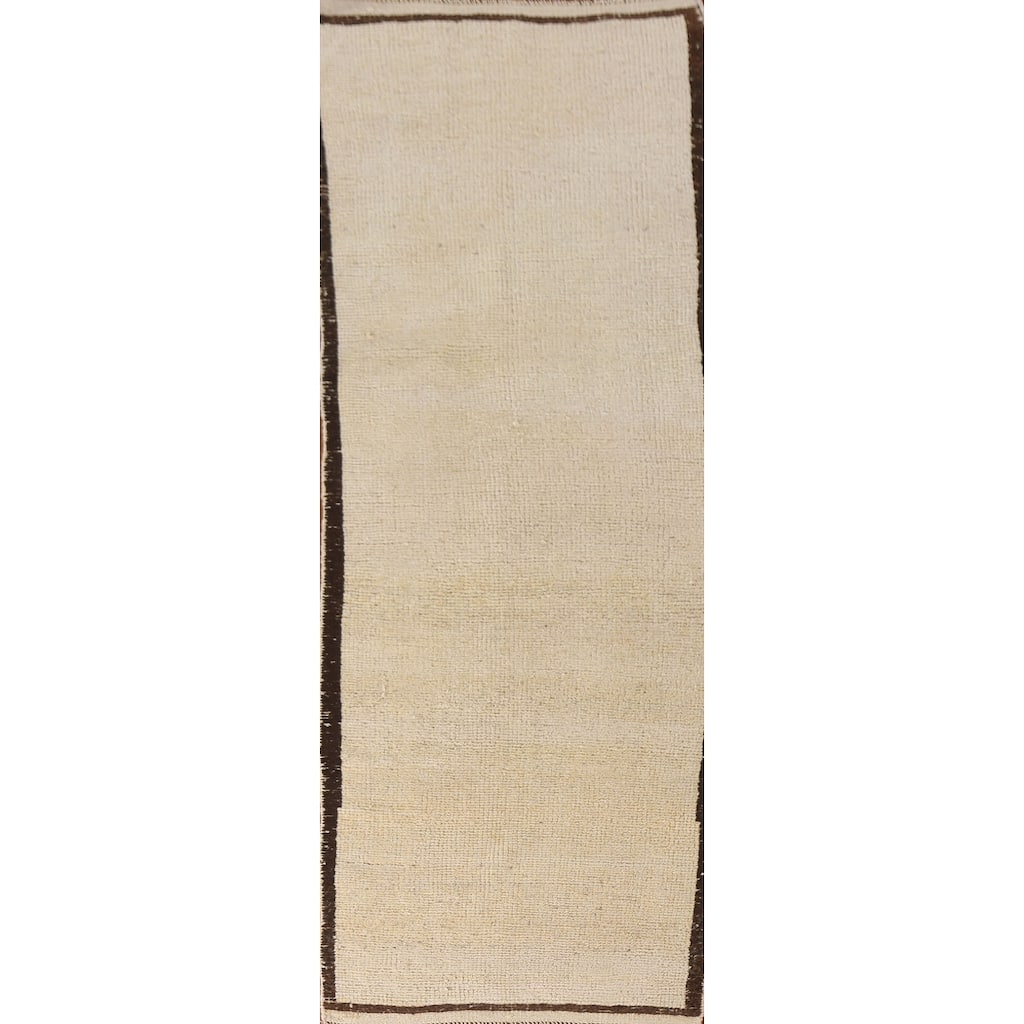 Anatolian Runner Rug Handmade Turkish Tribal Wool Carpet - 3'4"x 10'3"