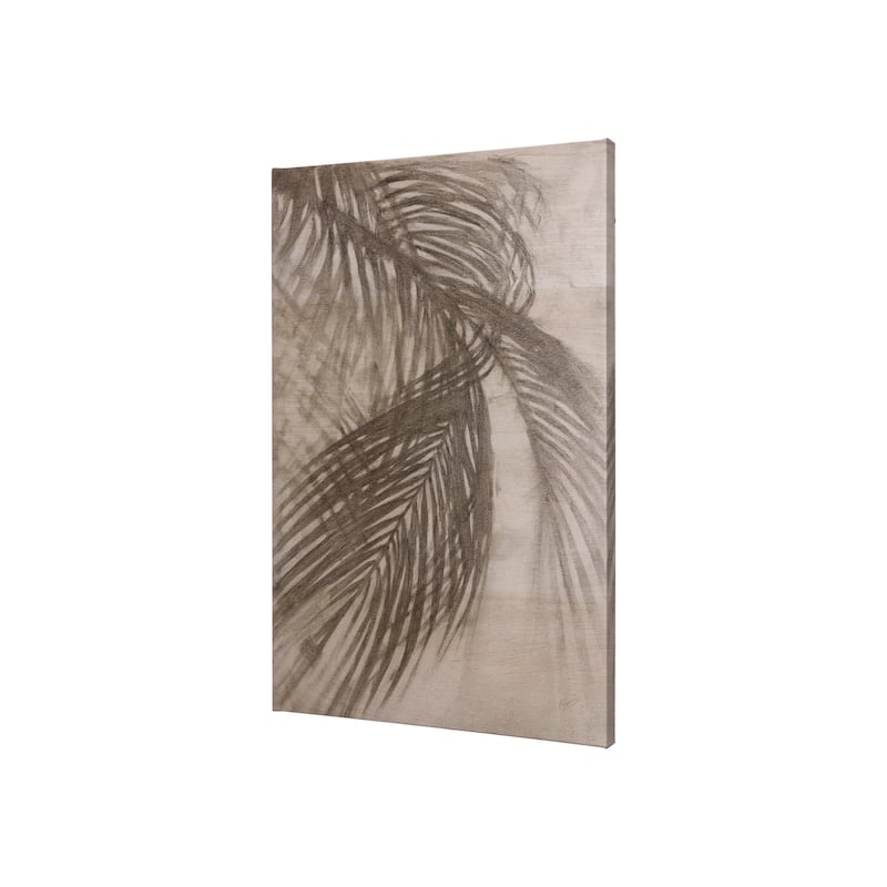 Shadows On Wood I (28 x 42) Canvas Art Print