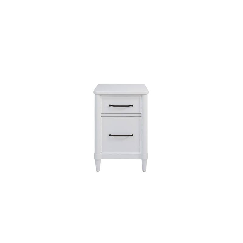 2 Drawer Filing Cabinet File Cabinet , Office Storage Cabinet - White