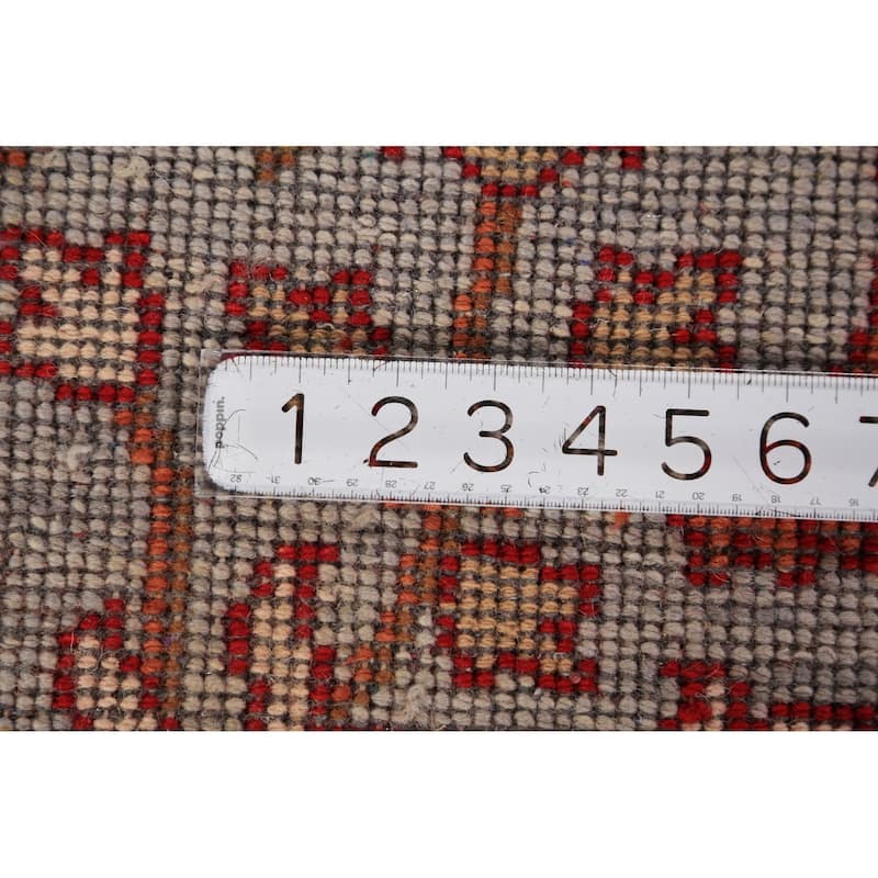 Animals Design Blue Ziegler Indian Runner Rug Hand-Knotted Wool Carpet - 2'6"x 7'11"