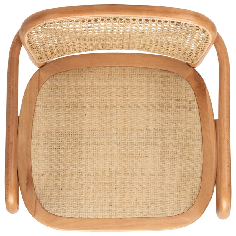 SAFAVIEH Evia Modern Natural Cane Dining Chair - 21.3" x 19.9" x 31.9" - 21Wx20Dx32H