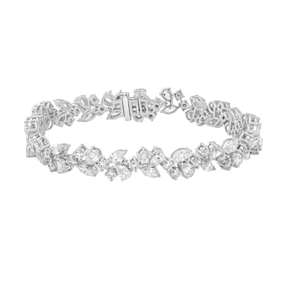 Auriya 14K Gold Lab Grown Nature's Inspired Diamond Bracelet 8 3/5 ct. tw. (F-G VS) - N/A