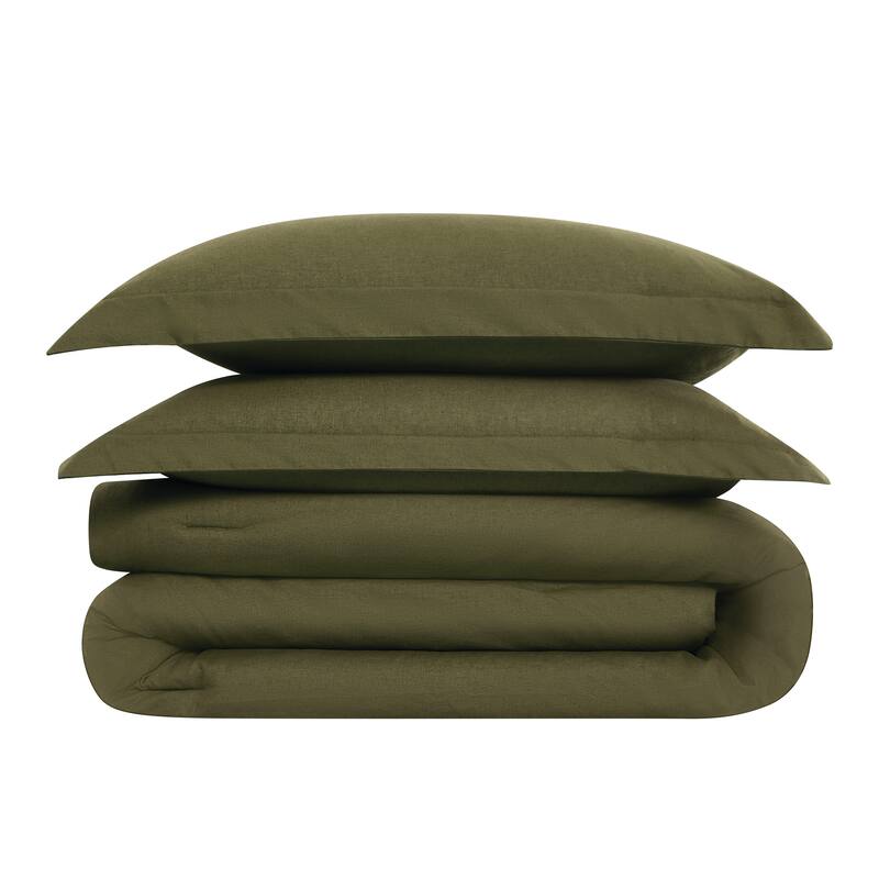 Brooklyn Loom Flax Linen Comforter Set
