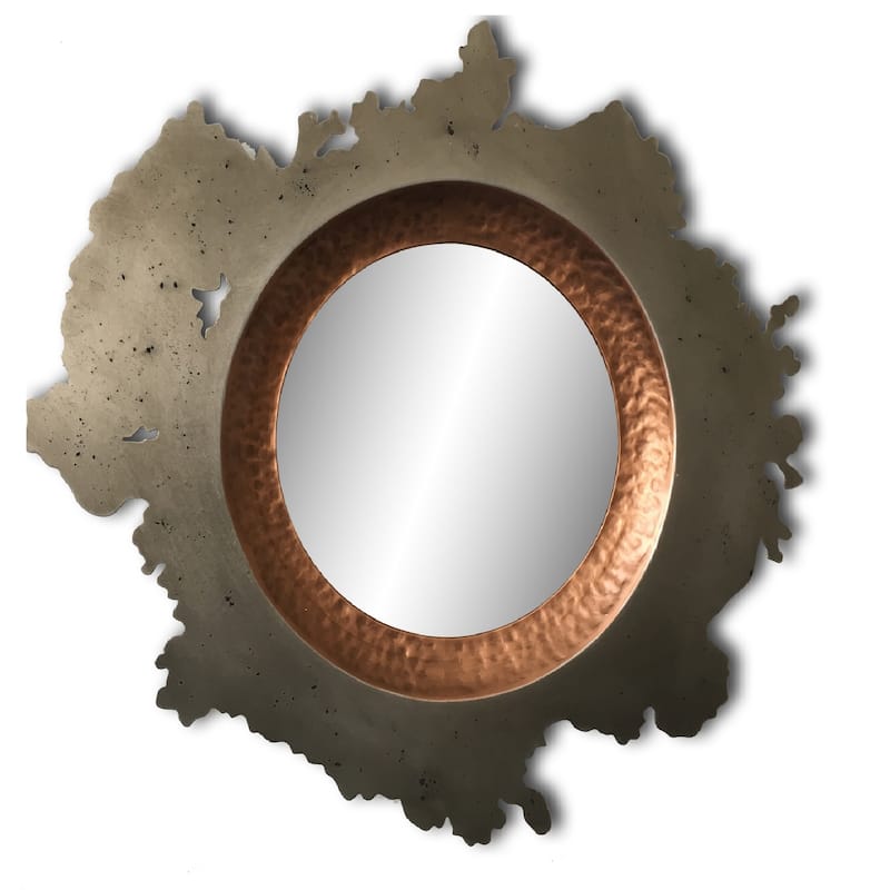 decorative metal mirror - 20.9*23*1.2