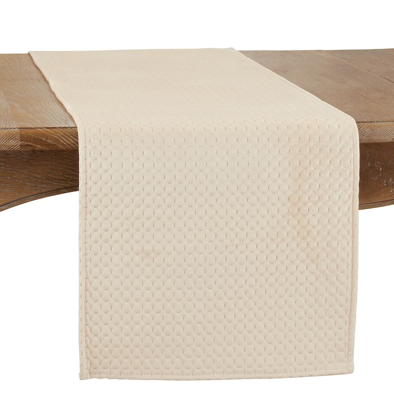 Long Table Runner With Pinsonic Velvet Design