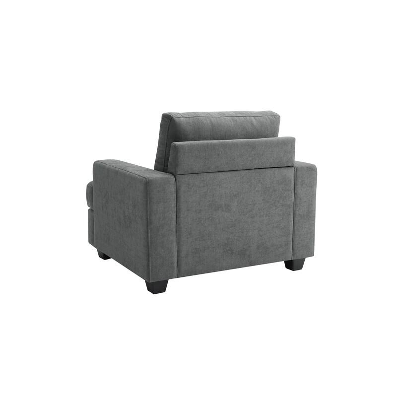 Thomas Grey Upholstered Modern Multi Piece Living Room Set