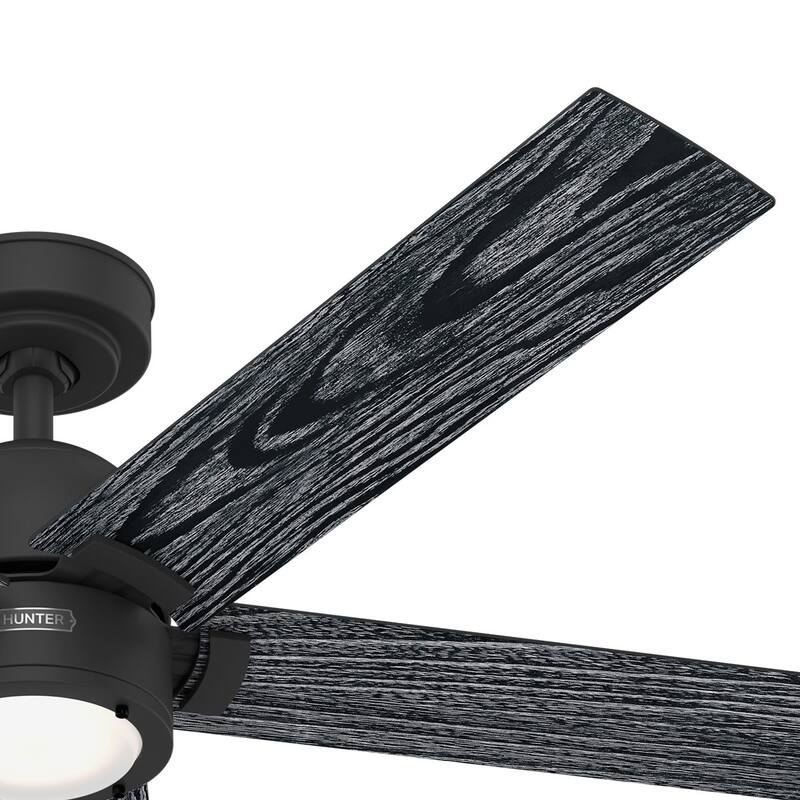 Hunter 52" Erling ENERGY STAR Ceiling Fan with LED Light Kit and Handheld Remote - Contemporary, Transitional, Modern Farmhouse