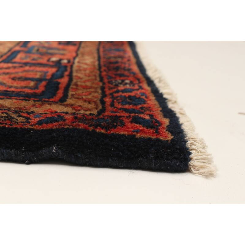 ECARPETGALLERY Hand-knotted Andelz Navy Wool Rug - 3'10 x 6'0