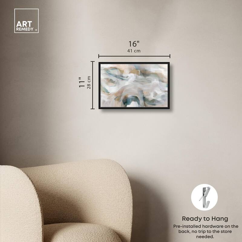Whispering Colors IV Canvas by Art Remedy