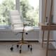 Option White LeatherSoft/Gold Frame