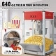 preview thumbnail 3 of 8, VEVOR Popcorn Popper Machine Countertop Popcorn Maker Red