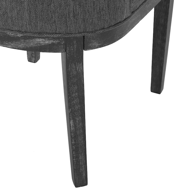 Camas Fabric Upholstered Wood Dining Chairs (Set of 2) by Christopher Knight Home