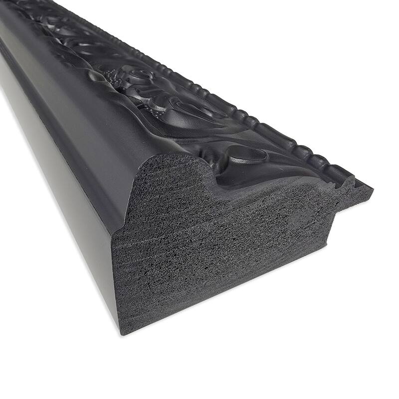 Luxe Non-Beveled Framed Full-Length Floor Leaner Mirror
