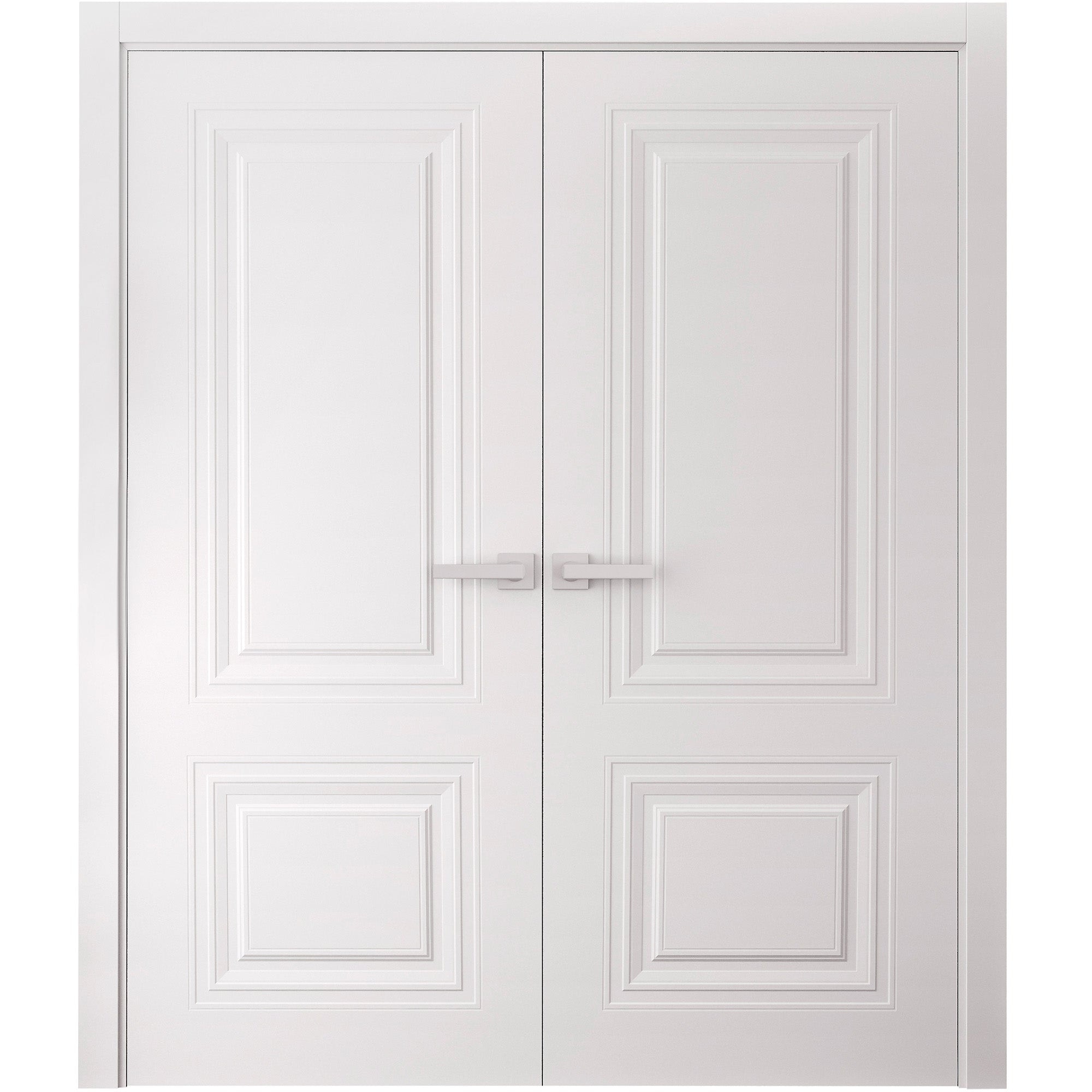 SartoDoors Basic 9772 | Bedroom Door Interior Door | Solid Wood | 36x80, White Bathroom Door Pantry Door Closet Door