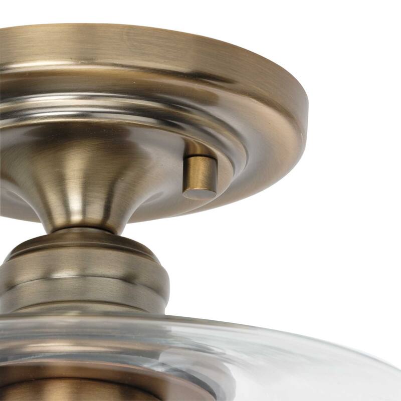 Progress Lighting P350214 Aiken 9" Wide Semi-Flush Bowl Ceiling