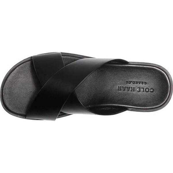 cole haan goldwyn leather slides