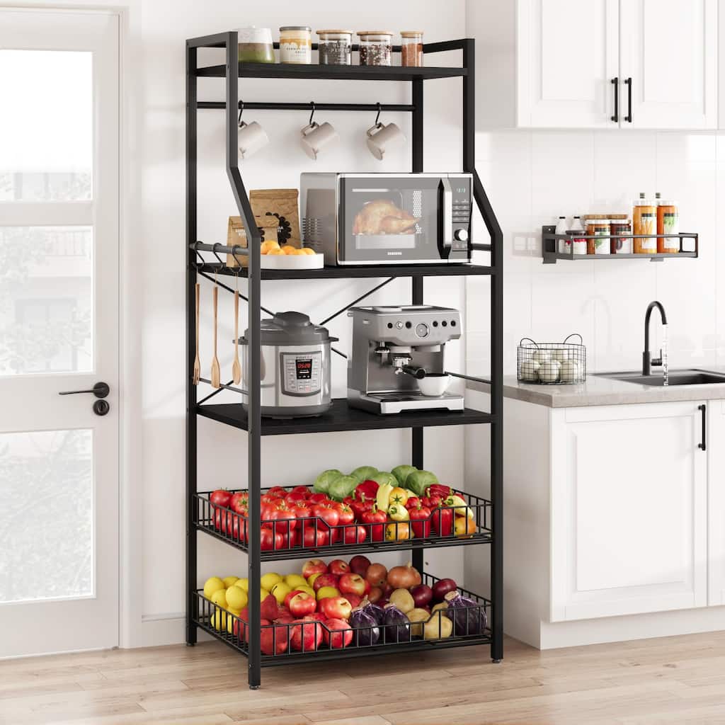 itchen Bakers Rack, Microwave Oven Stand