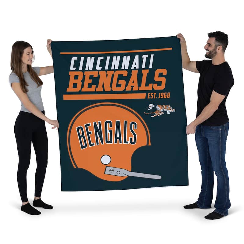 NFL Cincinnati Bengals 40 YD Dash Legacy Wall Hanging - 50"x60"