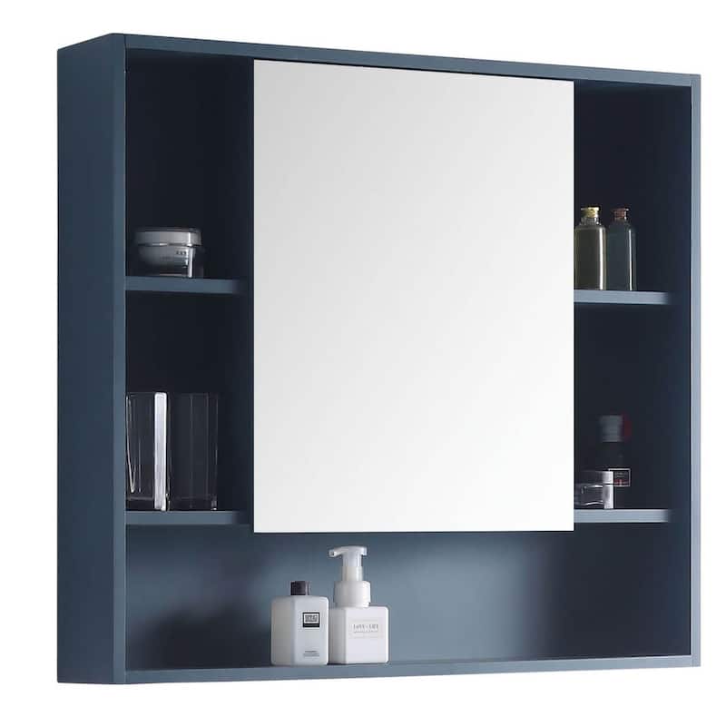 Fine Fixtures Surface Mount Bathroom Medicine Cabinet - 36" - French Blue