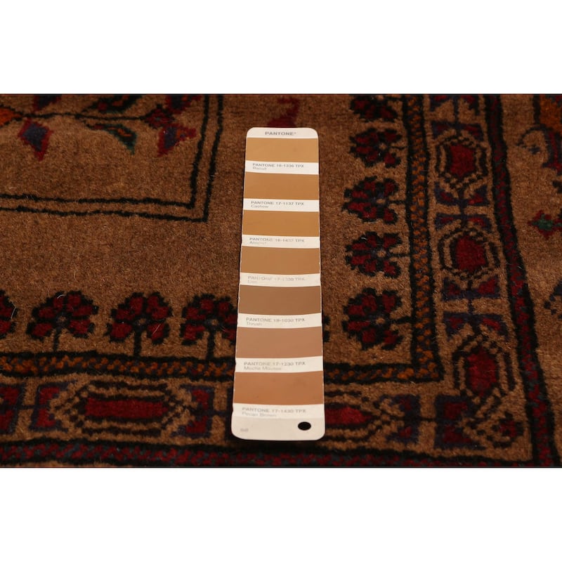 ECARPETGALLERY Hand-knotted Teimani Brown Wool Rug - 6'8 x 9'1