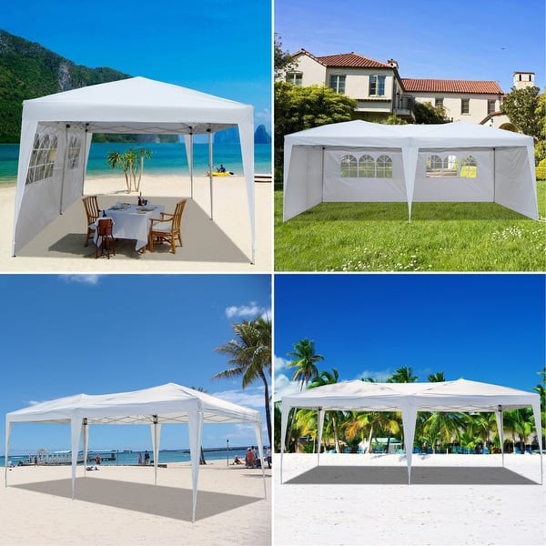 2.5x2.5M,Blue MasterCanopy Pop Up Gazebo Tent Outdoor Portable Gazebo,Beach Gazebo with Wheel Bag