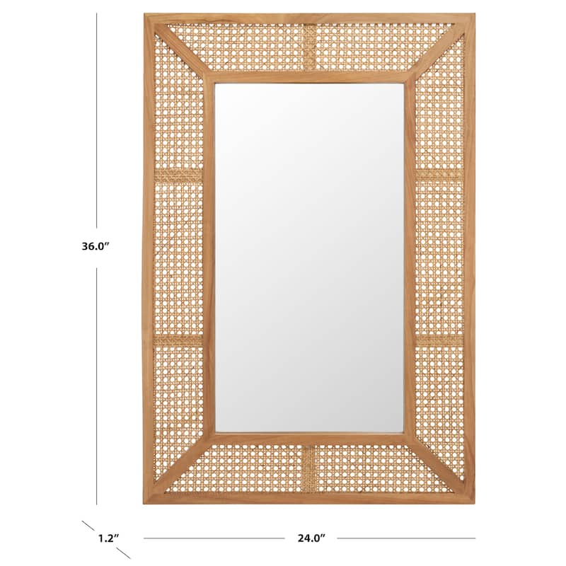 SAFAVIEH Tulia 24" Mirror - 24" W x 1" D x 36" H