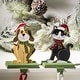 preview thumbnail 13 of 18, Glitzhome Christmas Wooden/Metal Animal Stocking Holder, Dog, Cat - 7.50"h