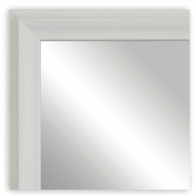 Frame My Mirror White Framed Wall Mirror, Woodford Design