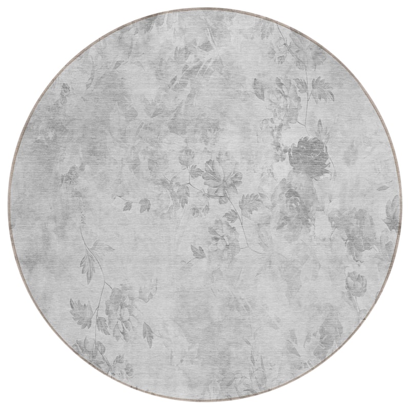 HomeRoots Floral Transitional Rectangle Outdoor Rug