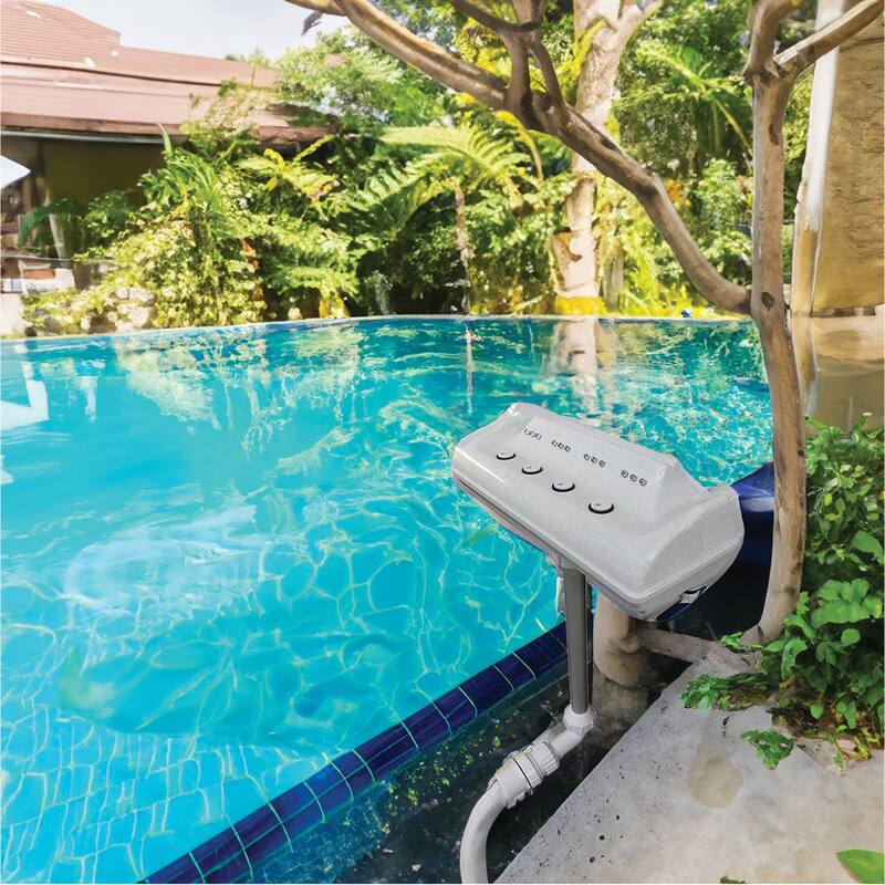 LED Lighted Cascade Waterfall Swimming Pool Fountain - 17"