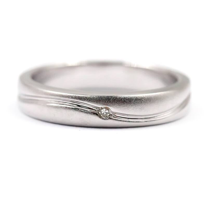 925 Sterling Silver Diamond Band Ring