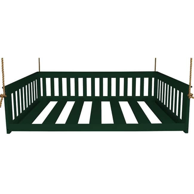 Pine Full Mission Hanging Daybed with Rope