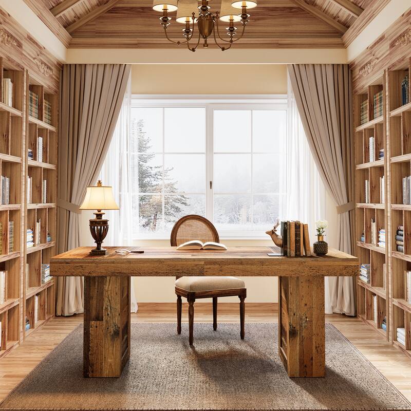 Large Computer Desk, Executive Desk, Home Office Writing Table, Conference Table Business Workstation for Working,Meeting