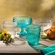 preview thumbnail 8 of 7, Euro Ceramica Fez 4 Piece 13 oz Martini / Dessert Footed Bowl Set