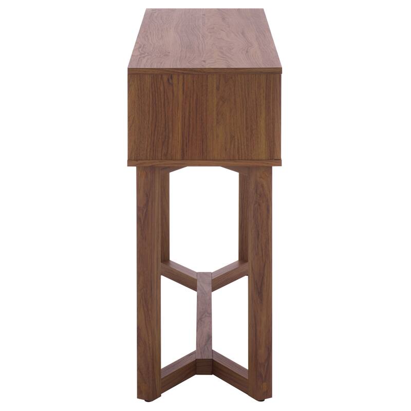 SAFAVIEH Home Ilyum Tambour Door Console Table - 47"W x 14"D x 32"H