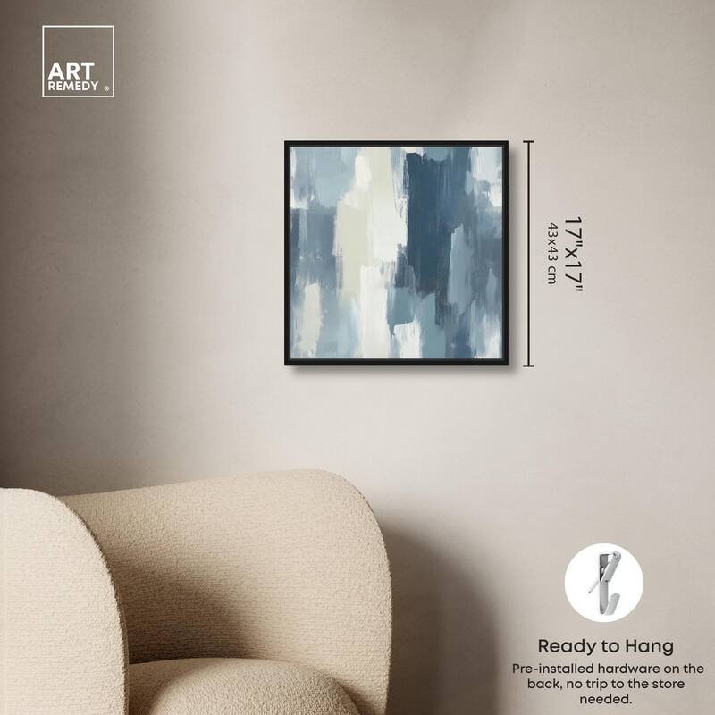 Blue Union Canvas by Art Remedy