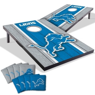 Detroit Lions NFL Compact 2x3 Tailgate Cornhole Board Set