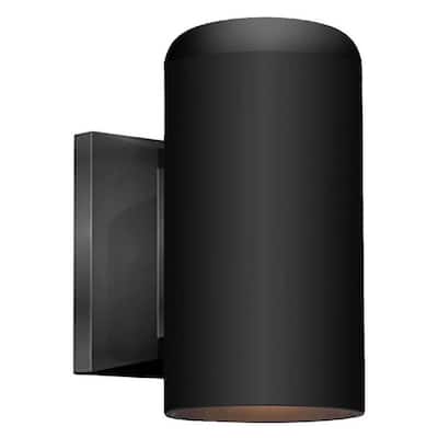 Plastic Flush Mount Wall Sconce with LED Dimmable - 4.63” x 4.5” x 6.88” (D x W x H)
