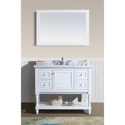 Cape Cod 42" Bathroom Bathroom Vanity, White
